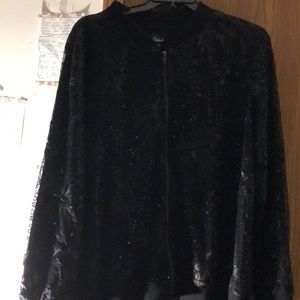 Black sequin jacket